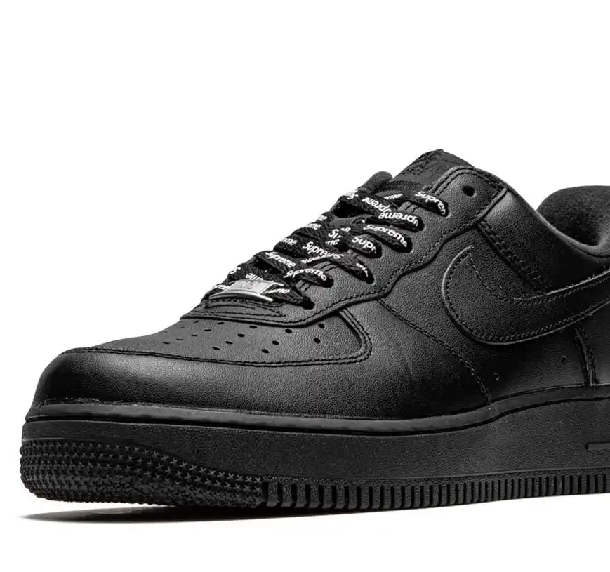 Nike Force Air 1 Black Low Supreme 0518